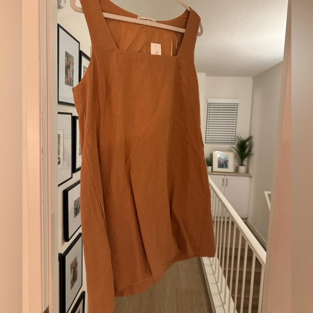 Abercrombie linen shift dress